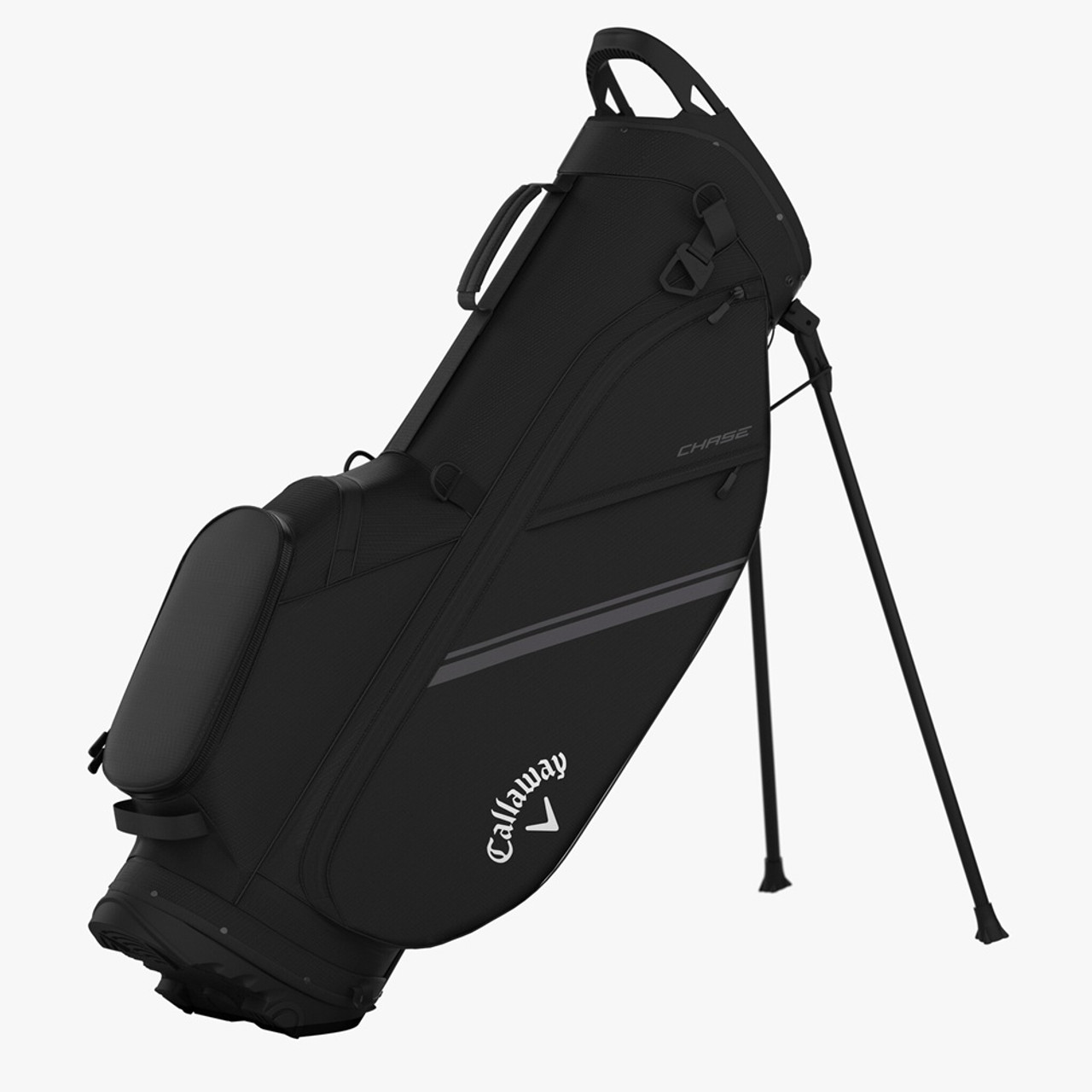 dn1 Callaway GOLF BAG オールレザー 黒 RARE PROMO* CALLAWAY BIG BERTHA LOGO LEATHER STAFF GOLF BAG